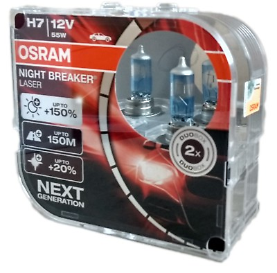 #ad H7 Osram Nightbreaker Laser 150 Next Generation 2er Box 64210NL HCB EUR 31.90
