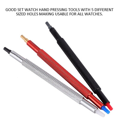 #ad 3PCS Watch Hand Pressers Watch Hand Pusher Fitting Set Watchmakers Repair Tools $8.99