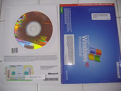#ad MICROSOFT WINDOWS XP PROFESSIONAL w SP3 OPERATING SYSTEM MS WIN PRO=NEW SEALED= $179.95