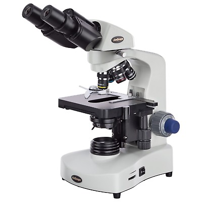#ad AmScope B340B LED 40X 2000X 3W LED Siedentopf Binocular Compound Microscope $257.99