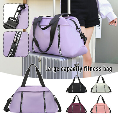 #ad Sports Yoga Bag Lightweight Waterproof Portable Shoulder Crossbody Fitness Bag $17.92