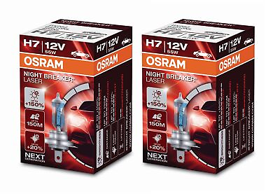 #ad 2 Stück H7 OSRAM NIGHT BREAKER LASER 150% Next Generation Birne Scheinwerfer EUR 27.52