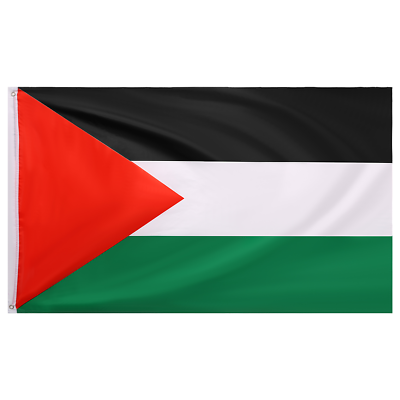 #ad Palestine National Flag 5ft x 3ft A3V86103 AU $13.99