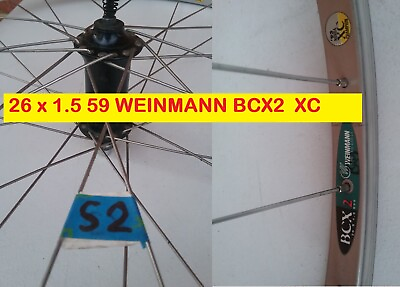 #ad 26quot; FRONT WHEEL BICYCLE WEINMANN BCX2 XC Champion 🌝 HUB SYSTEM 3 COMP $21.99
