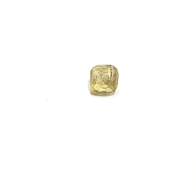 #ad 12 Cts Natural Yellow Citrine Carved Faceted Square Loose Gemstone $25.99