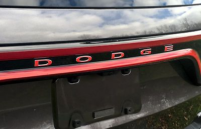 #ad DODGE Rear Emblem Overlay Decal for 2013 2023 Dodge Durango $12.99