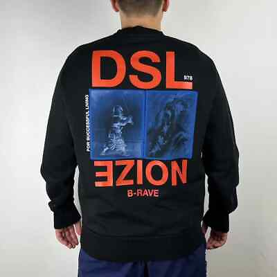 #ad Diesel sweatshirt B Rave Samurai Japanese reverse size Small $55.00