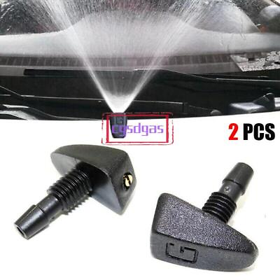 #ad 2x Universal Car SUV Windscreen Water Spray Jets Washer Nozzle Accessories US $4.19
