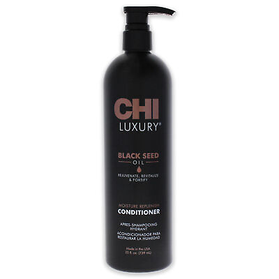 #ad Luxury Black Seed Oil Moisture Replenish Conditioner by CHI for Unisex 25 oz $23.95