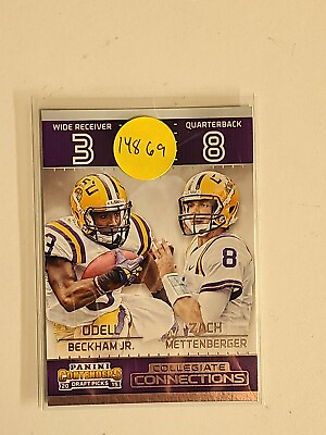 #ad #ad 2015 Panini Contenders Draft Picks Odell Beckham Jr. Collegiate Connections #22 $1.50