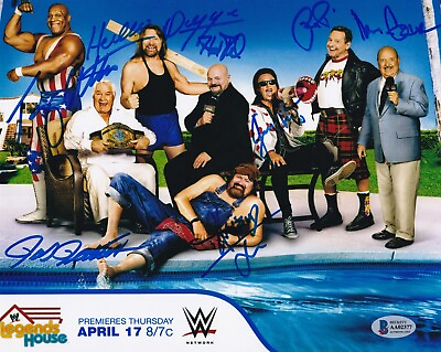 #ad Rowdy Roddy Piper Mean Gene Okerlund Signed WWE Legends House 8x10 Photo BAS COA $349.99