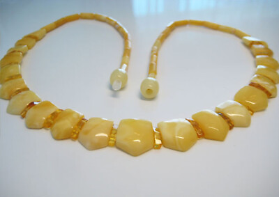 #ad Genuine Beautiful Baltic Yellow Amber Necklace 10 gr $79.99