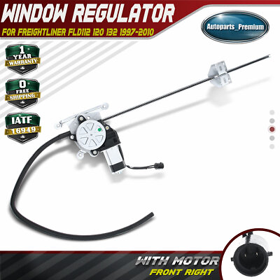 #ad Power Window Regulator with Motor for Freightliner FLD112 120 132 Front RH Right $47.99