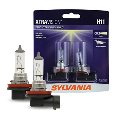 #ad SYLVANIA H11 XtraVision High Performance Halogen Headlight Contains 2 Bulbs $23.75