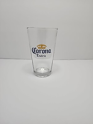 #ad CORONA Extra Clear Beer Glass $10.00