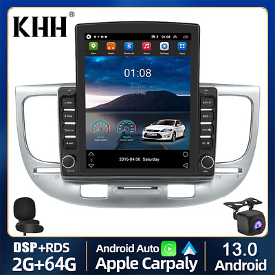 #ad Car Radio Player Stereo For Kia Rio 2 2005 2011 CarPlay 264G Android13 GPS Wifi $185.11