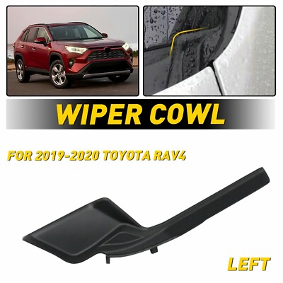 #ad Left Side 2020 2022 For Toyota Cover Cowl RAV4 Front Windshield Wiper Side Trim $13.99