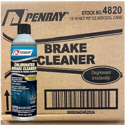 PENRAY 4820 Chlorinated Brake Cleaner 19oz 12 case $60.00