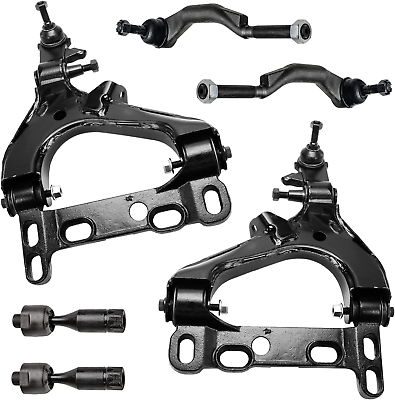 #ad 6PC Front Lower Control Arms W Ball Joints Inner and Outer Tie Rods for 2004 $332.99