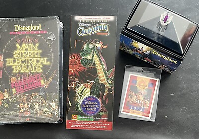 #ad NEW DISNEYLAND PINK ELECTRIC LIGHT PARADE BULB VHS TAPE CARD FRONT GATE FLYER $64.99