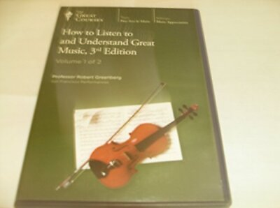 #ad The Teaching Company: HOW TO LISTEN TO AND UNDERSTAND GREAT MUSIC 3rd Editi... $5.52