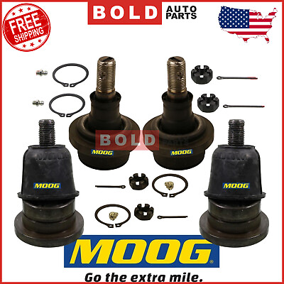 #ad Front Upper amp; Lower Suspension Ball Joint 4PCS Set Moog For 05 18 Toyota Tacoma $129.95