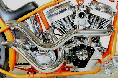 #ad Harley EVO Exhaust Drag Pipe Set Wide Tire Bikes X Style Slash V Twin 30 0541 CE $209.75