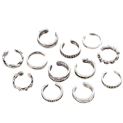 #ad 12 Pcs Joint Ring Fashion Accessories Accessory Multi element $7.68