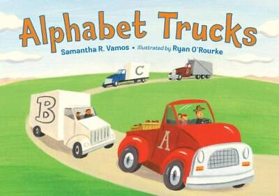 #ad Alphabet Trucks Hardcover By Vamos Samantha R. GOOD $3.95