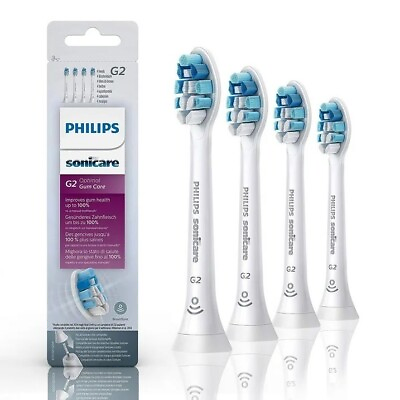 #ad 4x pack G2 Optimal Gum Care Toothbrush Replacement Brush Heads Hx9034 65 $15.95