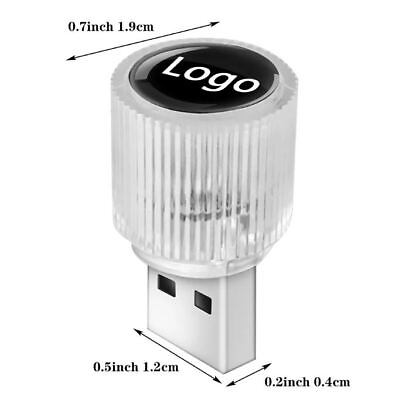 #ad LED USB A Car Interior Light Atmosphere Ambient Lamp Plug amp; Play Bulb $6.98