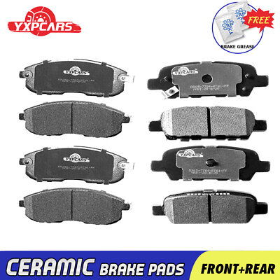 #ad Fit for 2006 2005 2004 2003 2002 Nissan AltimaFront amp; Rear Ceramic Brake Pads $41.22