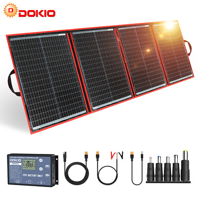 #ad #ad 200W Portable Foldable Solar Panel for 12v Car Battery RV Solar Generator Phone $149.17