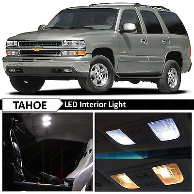 #ad 20 pcs White Full Interior LED Lights Bulbs Package for 2000 2006 Chevy Tahoe $16.89