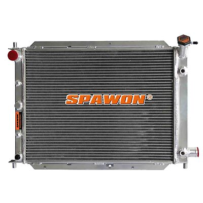 #ad AT SPAWON For Ford Escort Mid Sport ZX2 Mercury Tracer 1991 02 Aluminum Radiator $123.50
