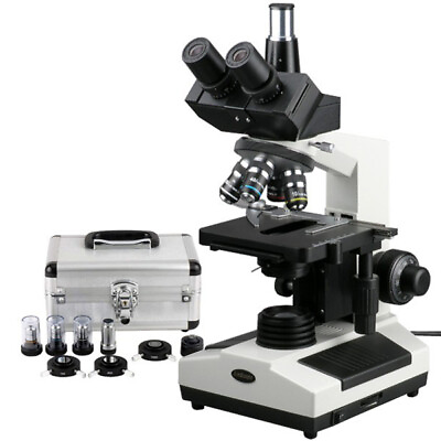 #ad Amscope 40X 2000X Trinocular Phase contrast Microscope $590.99