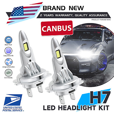 #ad H7 LED Headlight Bulb Canbus Beam 6000K Super White 120W 22000LM For Subaru $23.89
