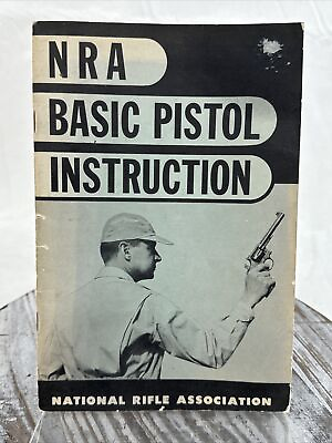 #ad #ad NRA Basic Pistol Instruction. 1951. National Rifle Assocation $15.00