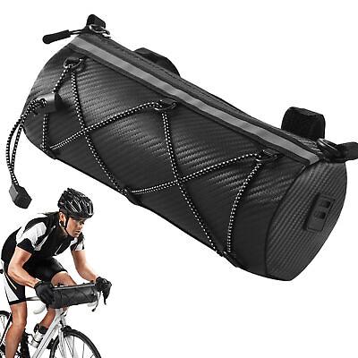 #ad Bike Handlebar Bag Small Bicycle Bag Handy Front Bike Handlebar Storage Pouch $16.37