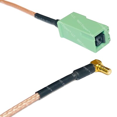 #ad RG316 GT5 1S Green to SSMB Male Angle RF Cable Rapid SHIP LOT $24.99