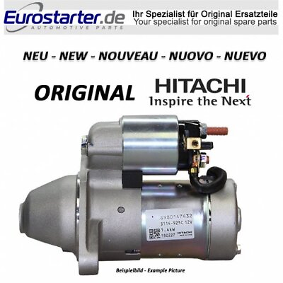 #ad Anlasser Hitachi Neu Original S13 94 für Yanmar 4Tn78 4Tn82 Takeuchi John Deere EUR 463.01