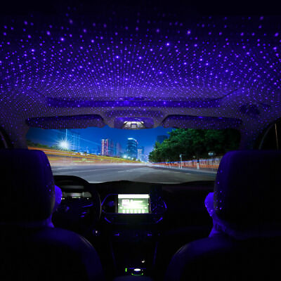 USB Car Accessories Interior Atmosphere Star Sky Lamp Ambient Night Lights US $6.99