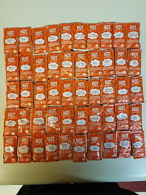 #ad 50 Taco Bell HOT Sauce Packets. New And Sealed Free Fast Shipping $11.99