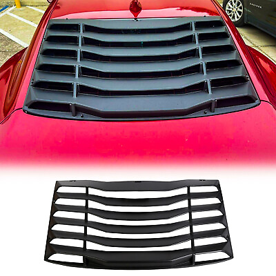 #ad Fits Chevy Camaro 16 Up Rear Window Louvers Windshield Sun Shade Cover ABS $74.00