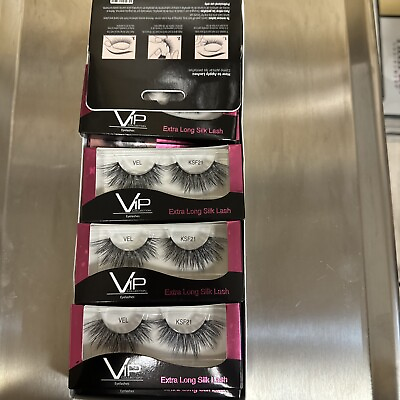 #ad Wholesale Lot Of 15 Strip Eyelashes Style KSF 21 $19.99