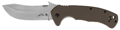 #ad Kershaw Knives CQC 11K D2 Emerson Frame Lock Brown G 10 D2 Carbon Steel 6031D2 $72.40