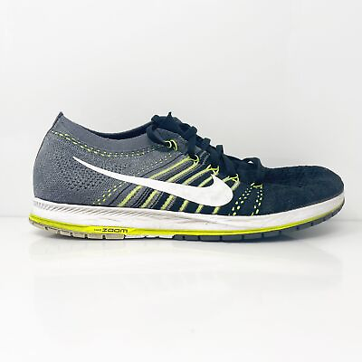 #ad Nike Mens Zoom Flyknit Streak 835994 001 Black Running Shoes Sneakers Size 9.5 $54.99