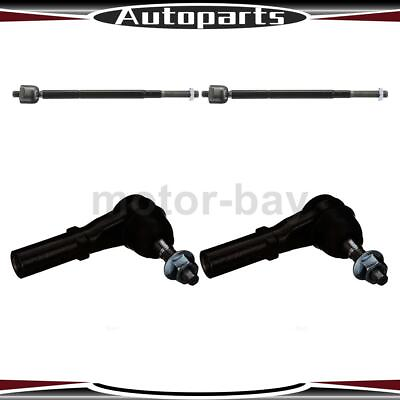 #ad 4pcs Inner Outer Steering Tie Rod End Fits 2004 2005 2006 Dodge Durango Delphi $156.35