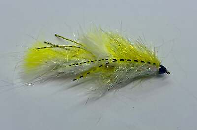 #ad Articulated Sparkle Minnow Yellow White $17.99