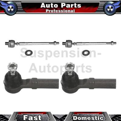 #ad 4 Inner Outer Delphi Tie Rod End For Nissan Multi 1988 1987 1986 $157.01